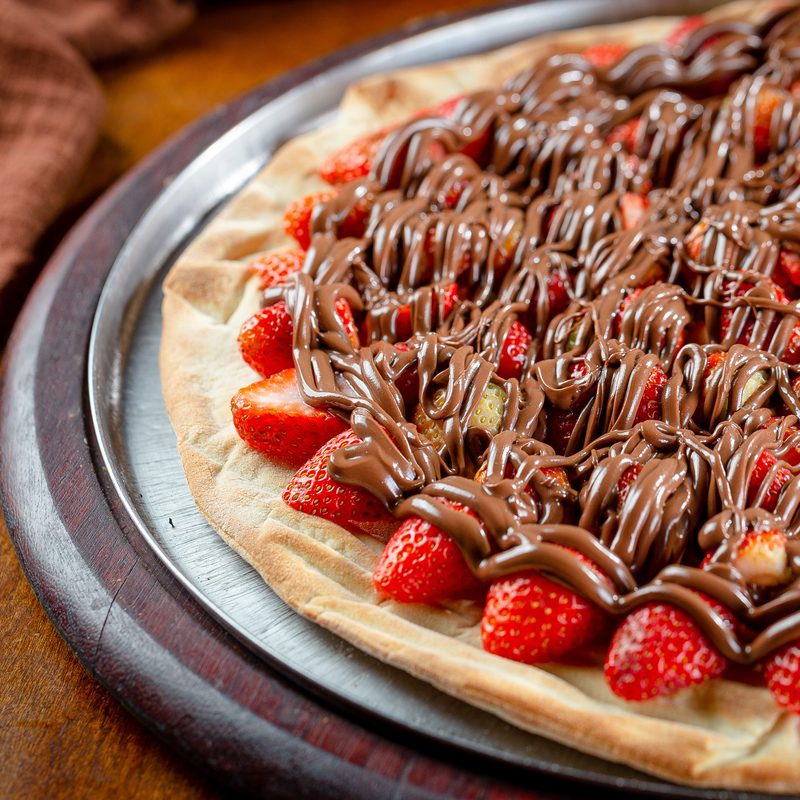 Pizza Morango com Nutella da Famiglia Lucco